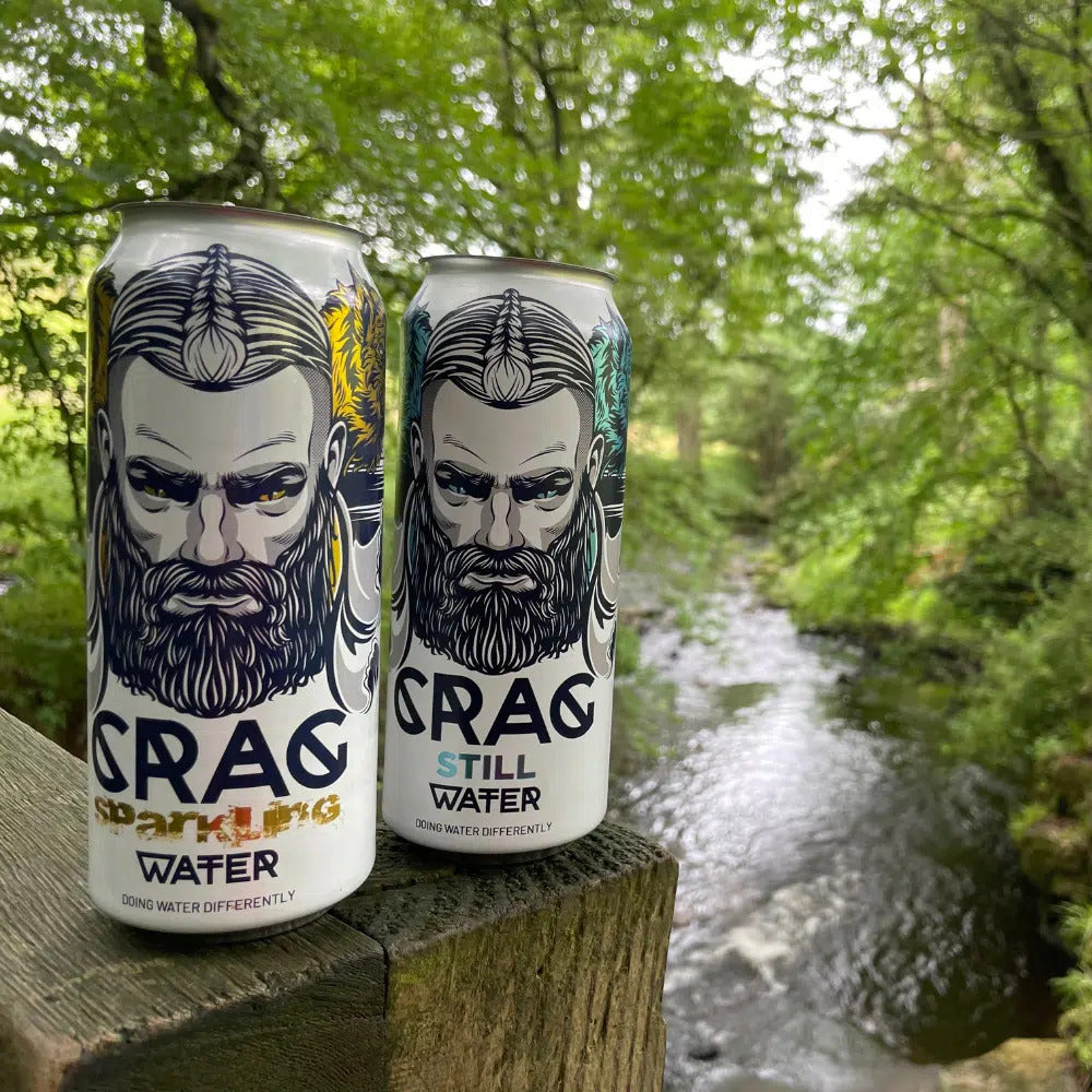 Crag Spring Water Cans for Mail Order 12x500ml