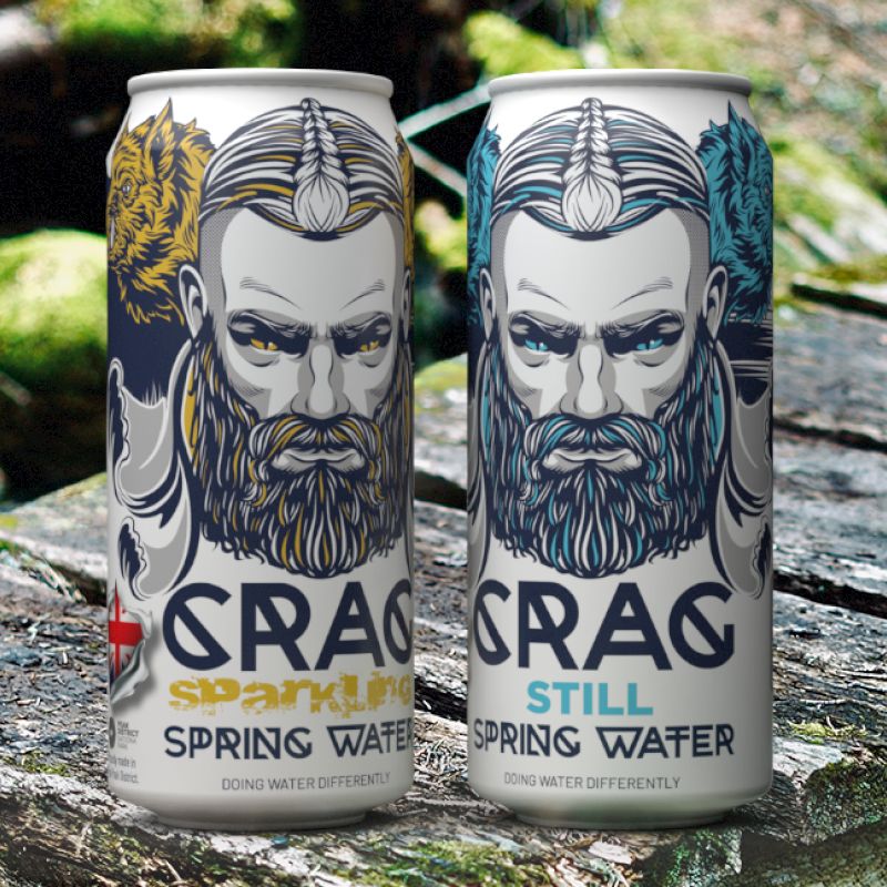 Crag Spring Water Cans for Mail Order 12x500ml